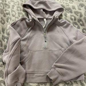 Lululemon oversized 1/2 zip scuba